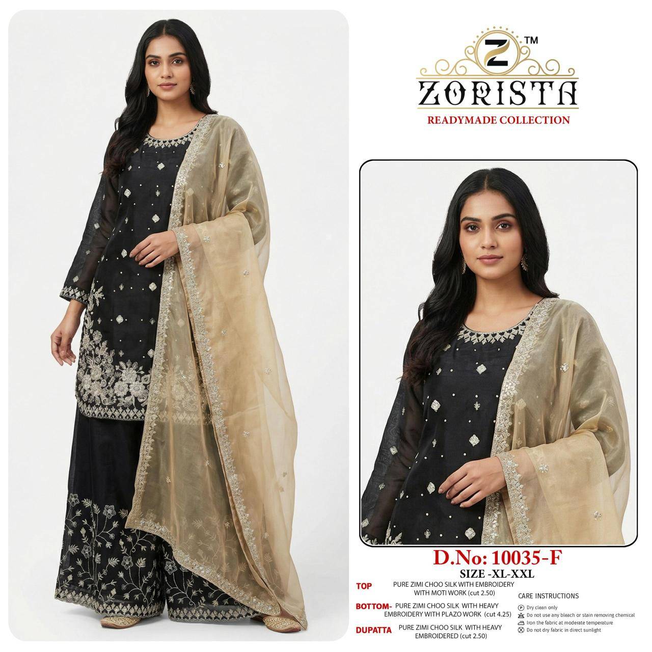 Zorista readymade collection do-no 10035 A to F Best deals on wholesale salwar kameez